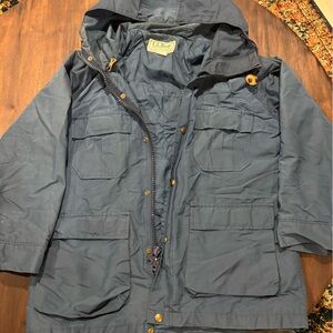 Vintage L.L. Bean Women's Blue Utility Jacket